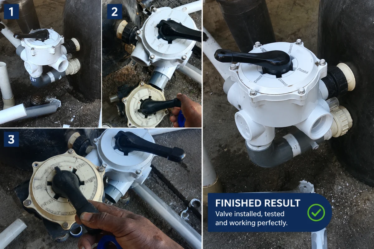 CPT-pools maintenance team at work
